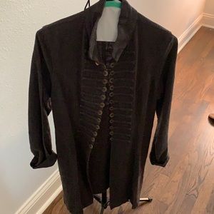 SZ S Soft Surroundings linen open jacket